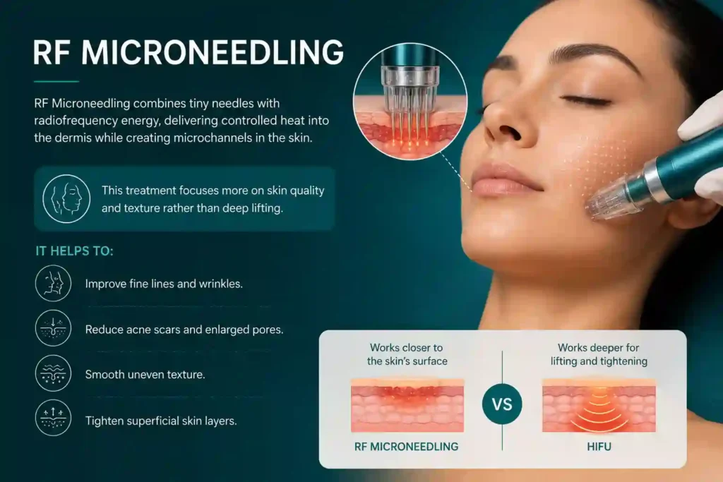 What Does RF Microneedling Do That HIFU Alone Cannot Stamford