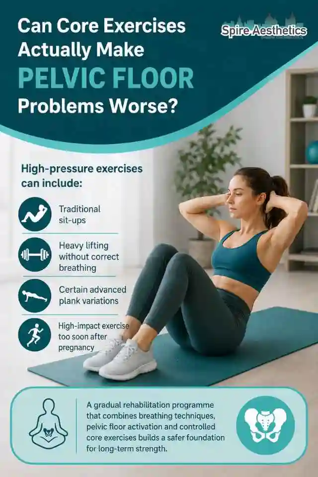 Can Strengthening Your Core Alone Actually Make Pelvic Floor Problems Worse Stamford?